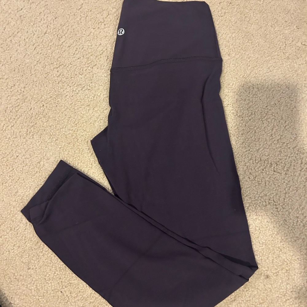 Lululemon High-Rise Align Leggings in Deep Purple, size 6, longer length